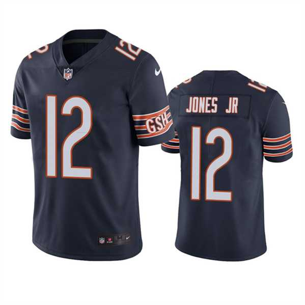 Nike Men & Women & Youth Chicago Bears #12 Velus Jones Jr. Navy Vapor untouchable Limited Stitched Jersey,We sell and wholesale Nike Men & Women & Youth Chicago Bears #12 Velus Jones Jr. Navy Vapor untouchable Limited Stitched Jersey on line form chian!
